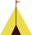 テントのイラスト